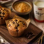 muffin light à la compote de pomme, photo