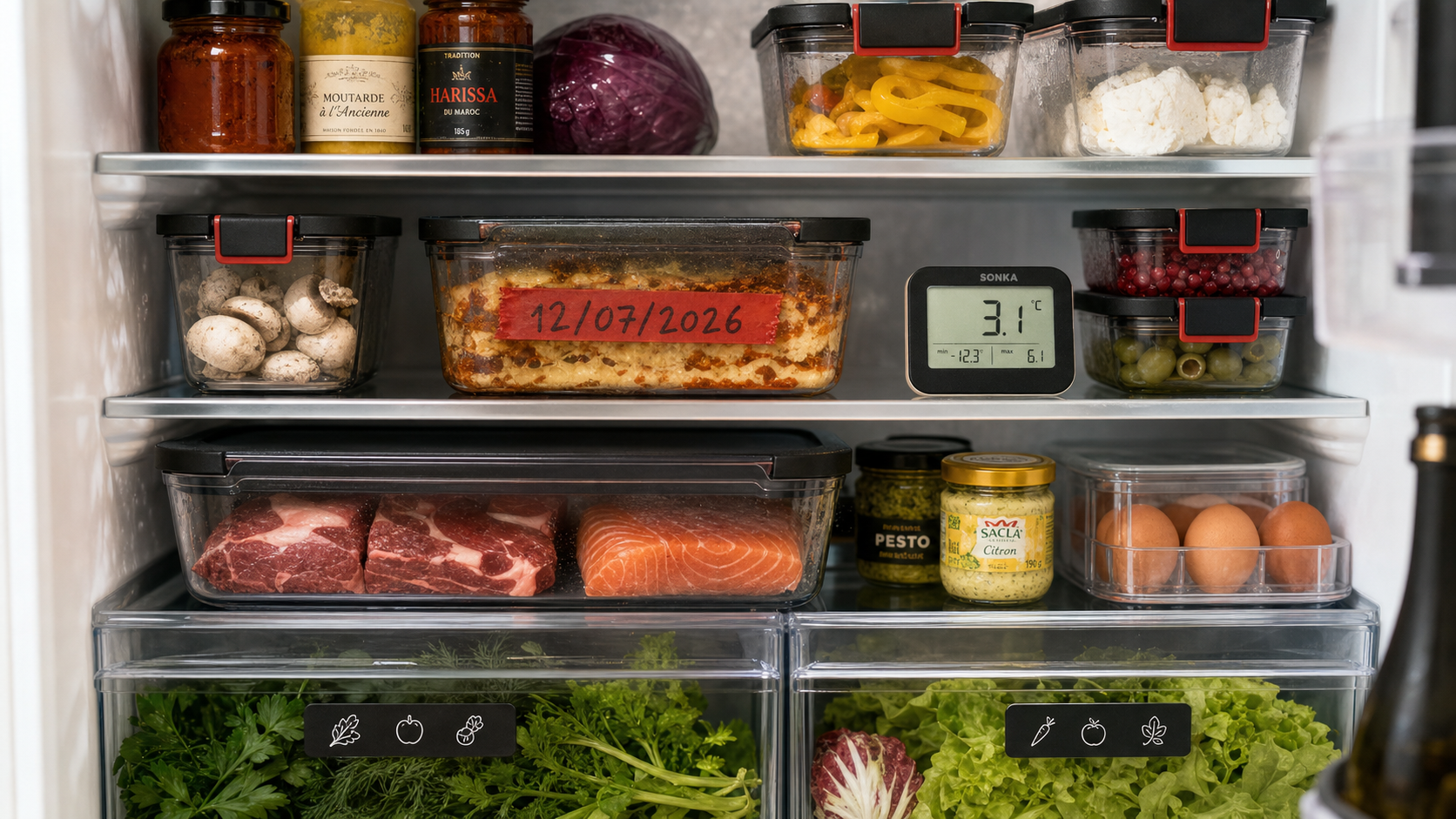 Comment ranger son frigo : zones froides, dates et aliments à éviter