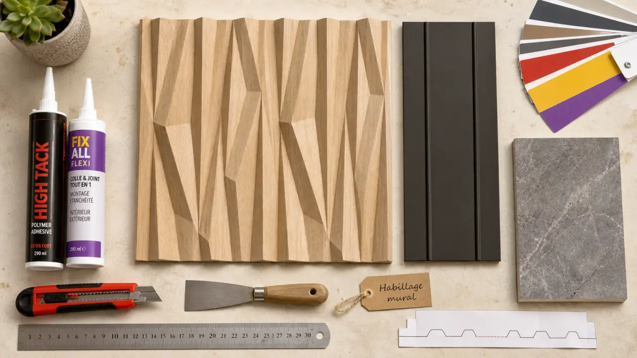 Habillage mur intérieur : panneaux PVC, bois et décoratifs pour rénovation