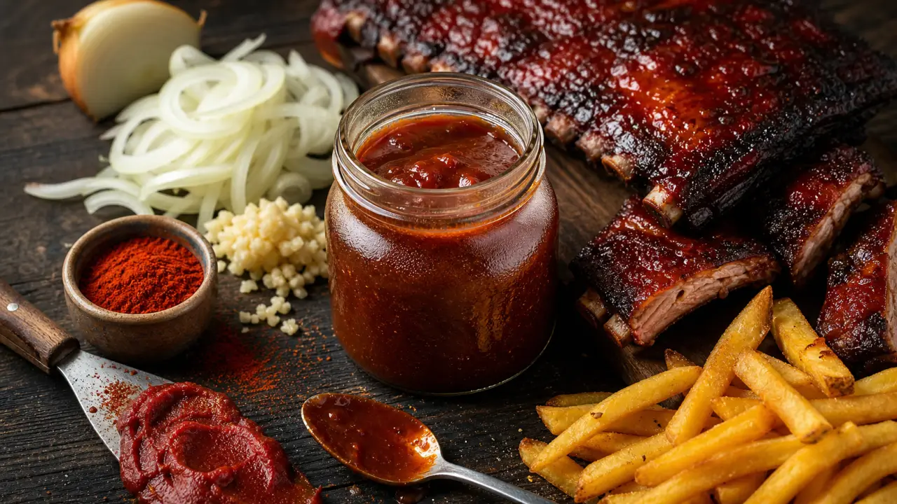 Sauce barbecue recette maison : goût fumé et nappante