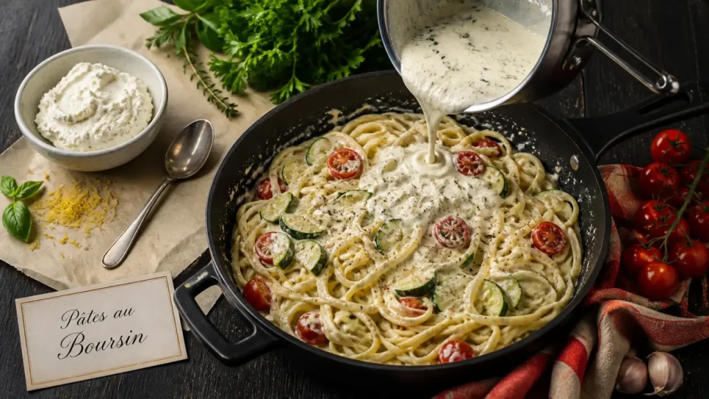 Boursin en cuisine : sauces crémeuses, apéros express et cuisson sans faux pas