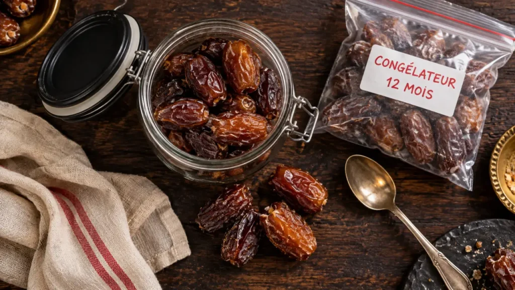 Comment conserver les dattes sans les faire moisir : placard, réfrigérateur ou congélateur ?
