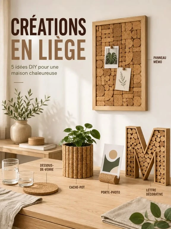 50 idées déco avec des bouchons de liège pour la maison