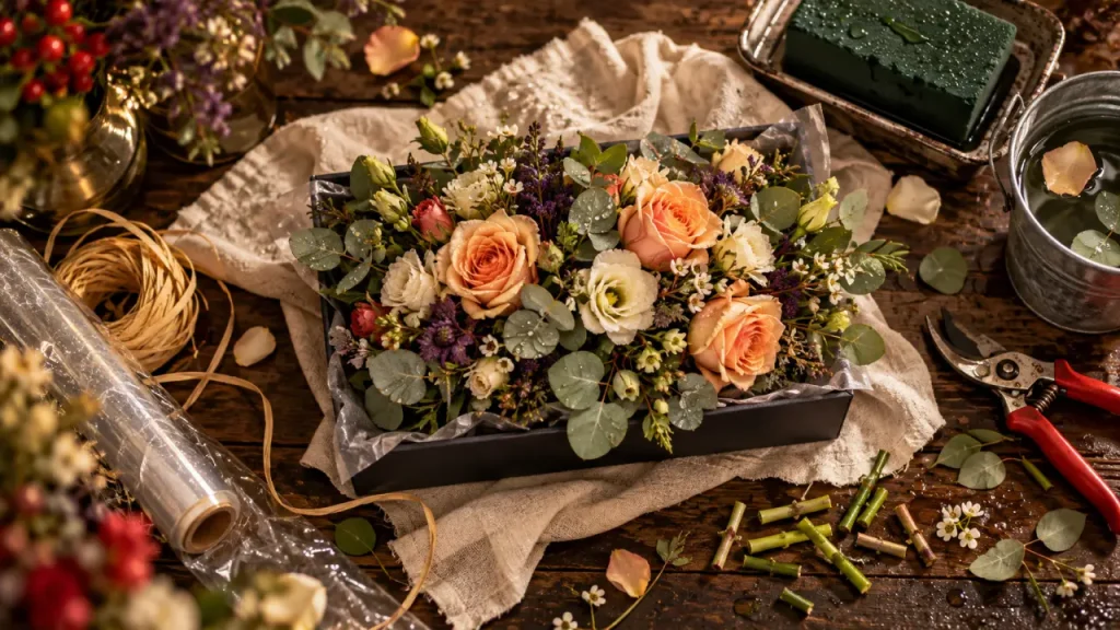Faire une composition florale soi-même : 5 gestes pour un centre de table équilibré