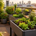 Potager urbain sur balcon : 4 à 6 h de soleil