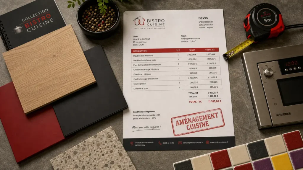 Prix aménagement cuisine : combien prévoir entre kit, cuisiniste et relooking ?