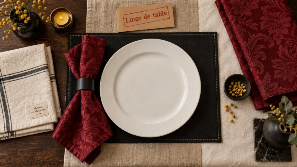 Linge de table : jacquard ou coton lavé, le match qui tranche selon votre usage